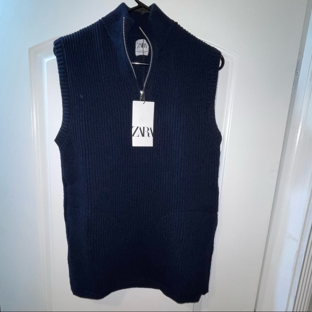 ZARA Knitted Vest 90s Style